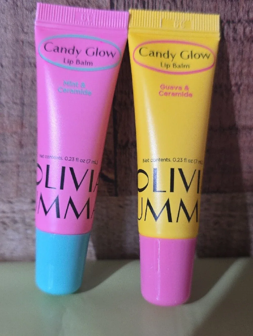 Candy Glow Lip Balm Duo — Guava Pink & Mint Blue